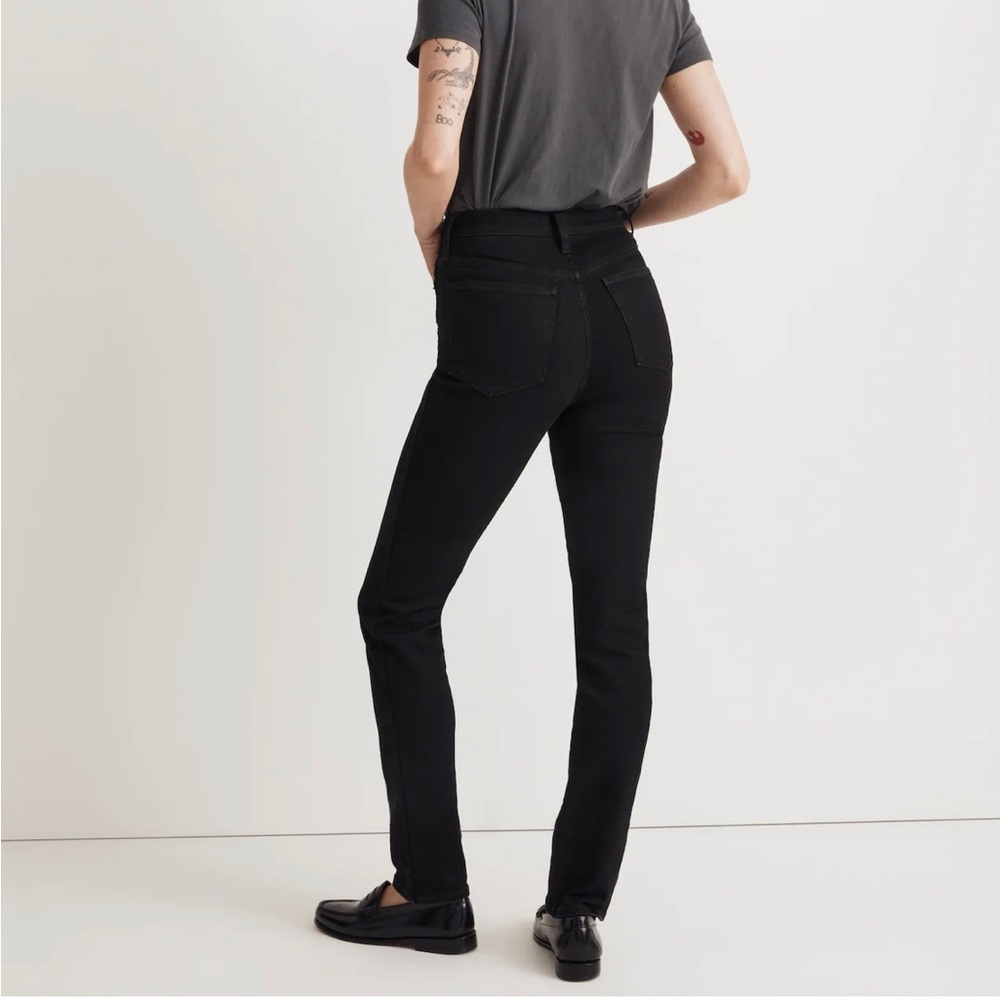Madewell Women’s Black Stovepipe Jeans 9”